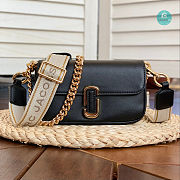 Marc Jacobs J Marc Shouder Black Bag 19x4x10cm  - 1