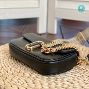 Marc Jacobs J Marc Shouder Black Bag 19x4x10cm  - 4