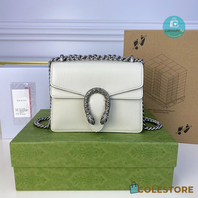 Gucci Dionysus Dionysus Shoulder Bag In White 20x15.5x5cm - 1