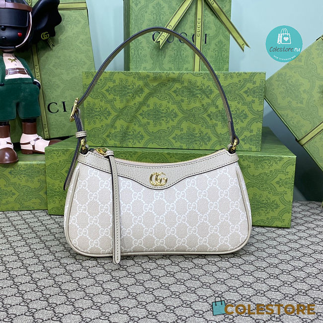 Gucci Ophidia Handbag White Size 25x15x6.5cm - 1