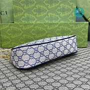 Gucci Ophidia Strawberry Handbag Blue Size 25x15.5x6cm - 4