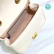 Gucci GG Marmont Mini Shoulder Bag White Size 18x15x8cm - 3