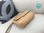 Chanel 19 Calfskin Beige Flap Bag Size 30x20x10cm - 4