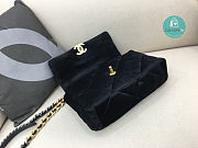 Chanel 19 Calfskin Black Flap Bag Size 30x20x10cm - 6