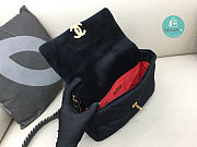 Chanel 19 Calfskin Black Flap Bag Size 30x20x10cm - 5