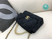 Chanel 19 Calfskin Black Flap Bag Size 30x20x10cm - 2