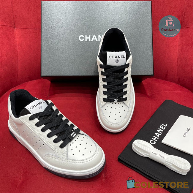 Chanel Grained Calfskin Fabric Logo Size 35-40 - 1