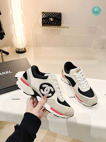 Chanel Leather Trainers Sneaker Line Red Size 35-41