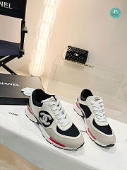 Chanel Leather Trainers Sneaker Line Red Size 35-41 - 4