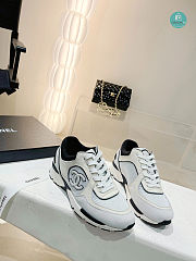 Chanel Leather Trainers Sneaker Line Black Size 35-41 - 5