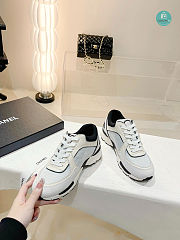 Chanel Leather Trainers Sneaker Line Black Size 35-41 - 3