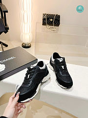 Chanel Leather Trainers Sneaker Black Size 35-41 - 3