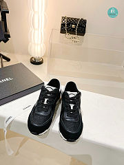 Chanel Leather Trainers Sneaker Black Size 35-41 - 2