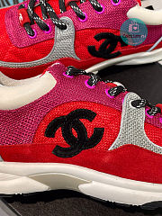 Chanel CC Trainers Red Size 35-40 - 3