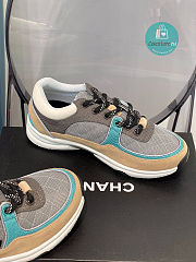 Chanel CC Trainers Beige/Blue Size 35-40 - 4