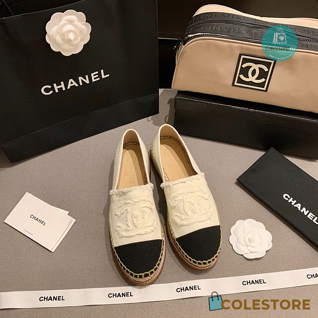 Chanel Fisherman Shoes White Black Size 35-40 - 1