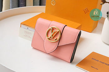 Louis Vuitton Pont Compact Wallet M69175 Size 12x9x2.5cm 