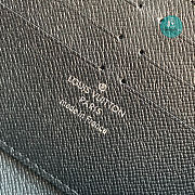 Louis Vuitton Zippy Dragonne Monogram M69407 Blue Size 19×11×3.5cm - 5