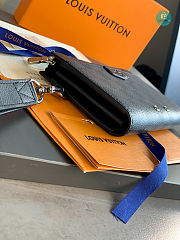 Louis Vuitton Zippy Dragonne Monogram M69407 Blue Size 19×11×3.5cm - 2
