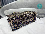 Dior Large Book Tote Beige Multicolor Mizza Embroidery (42x35x18.5 cm) - 6
