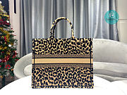 Dior Large Book Tote Beige Multicolor Mizza Embroidery (42x35x18.5 cm) - 5