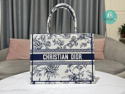 Dior Medium Book Tote Jardin Botanique Size 36x18x28cm - 4