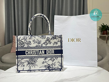 Dior Medium Book Tote Jardin Botanique Size 36x18x28cm