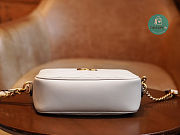 Gucci GG Marmont Matelassé Mini Bag White Leather 448065 Size 18x6x12cm - 2