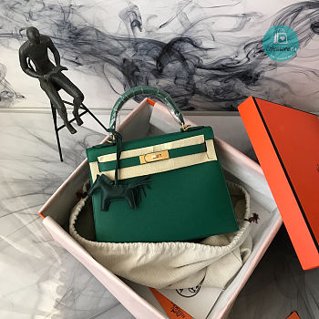 Hermes Epsom Kelly Green Size 28 cm