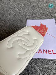Chanel Vanity With Chain White 2122 Size 17x9.5x8cm - 4