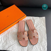 Hermes Oran Leather Sandal Size 35-39 - 4