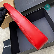 Saint Laurent Women's Le 5 7 Hobo Bag In Red Size 24.5x14x6cm - 6