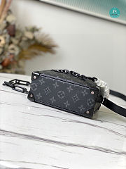 Louis Vuitton Mini Soft Trunk Monogram Eclipse Black Size 18x12x7cm - 6