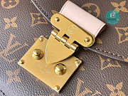 Louis Vuitton Pochette Bag Monogram Canvas Leather M46548 Brown Size 24x17x8cm - 3