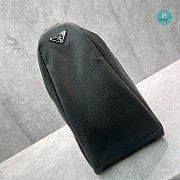 Prada Black Saffiano Triangle Bag Size 60x28x31cm - 3