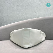 Prada White Saffiano Triangle Bag Size 60x28x31cm - 4