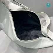 Prada White Saffiano Triangle Bag Size 60x28x31cm - 3