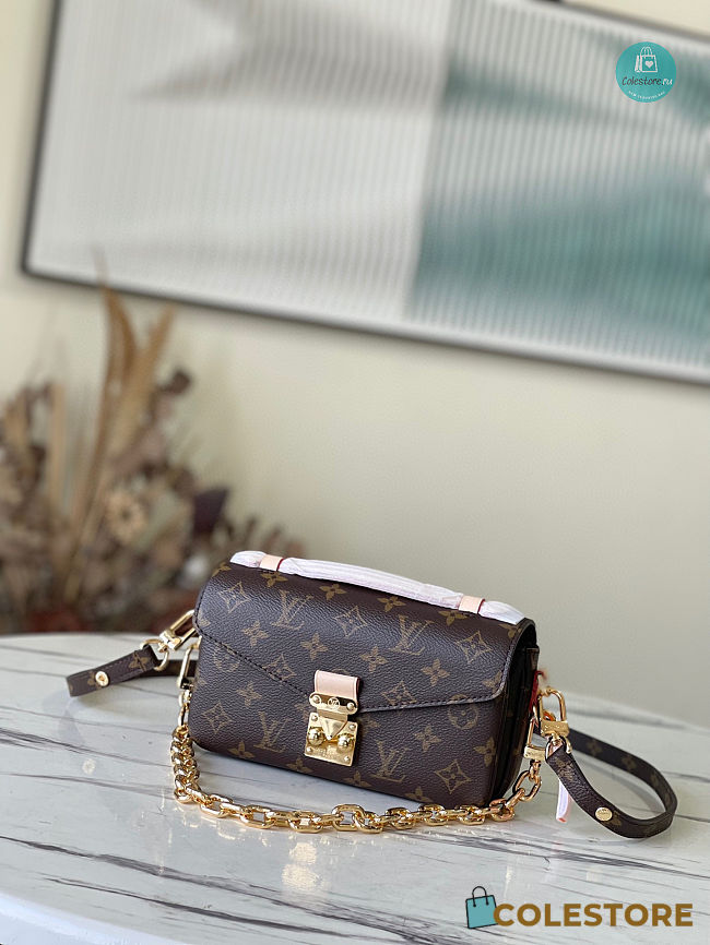 Louis Vuitton Pochette Métis East West M46279 Full Brown Size 21.5x13.5x6cm  - 1