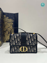 Dior 30 Montaigne Bag Blue Dior Size 21x7x13.5cm - 1