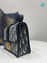 Dior 30 Montaigne Bag Blue Dior Size 21x7x13.5cm - 6