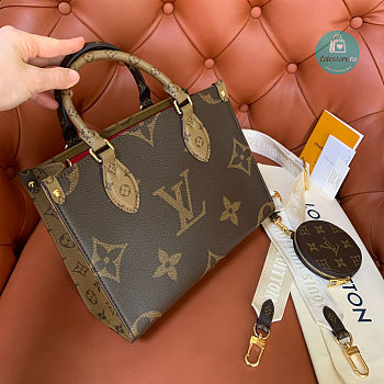 Louis Vuitton Onthego PM Tote Bag M46373 Size 25x19x11.5cm