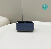 Fendi First Sight Blue Leather Mini Bag Size 13x5x8cm - 6