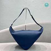  Prada Navy Blue Saffiano Triangle Bag Size 60x28x31cm - 5
