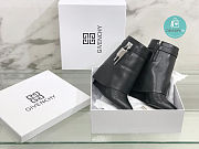 Givenchy Shark Lock Ankle Boots In Leather In Black Size 35-42 - 3