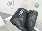 Givenchy Shark Lock Ankle Boots In Leather In Black Size 35-42 - 2
