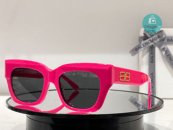  Balenciaga Pink Chunky Ladies Sunglasses