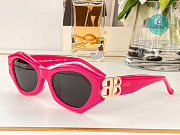 Balenciaga Pink Sunglasses - 2