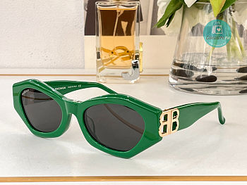 Balenciaga Green Sunglasses