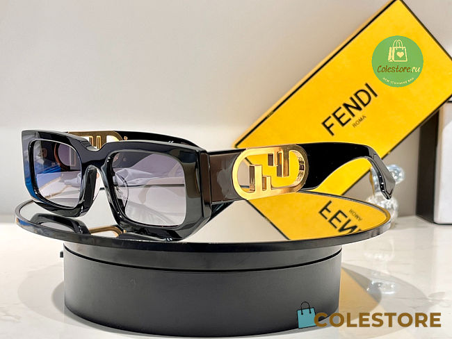 Fendi Black Chunky Sunglasses  - 1