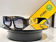 Fendi Black Chunky Sunglasses  - 1